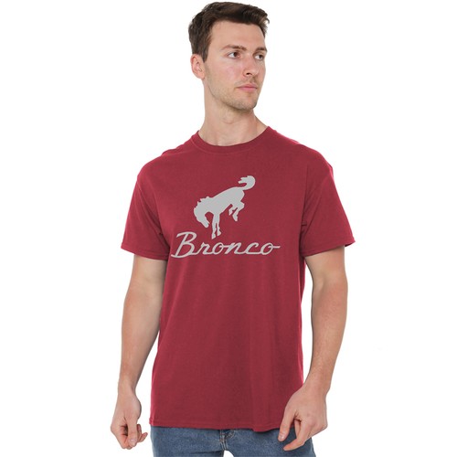 Ford bronco chrome logo - bronco,